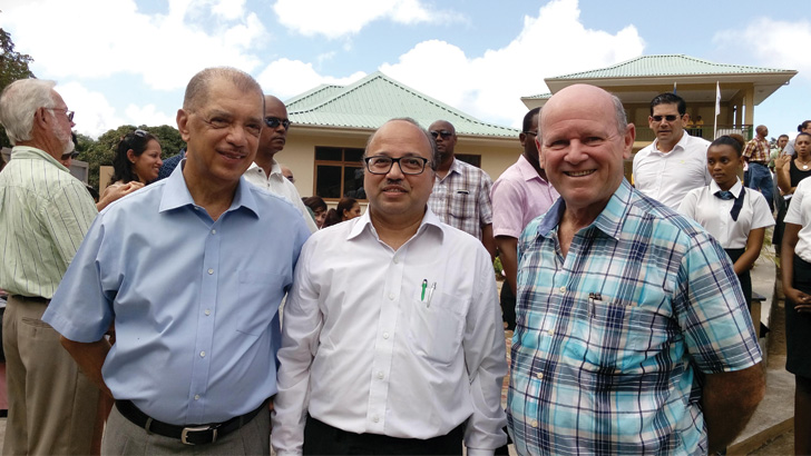 With Ex-Seychelles President HE James Michel and ex tourism minister HE Alain St.Ange